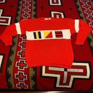 Vintage 80s Honors Colorful Sweater Size M